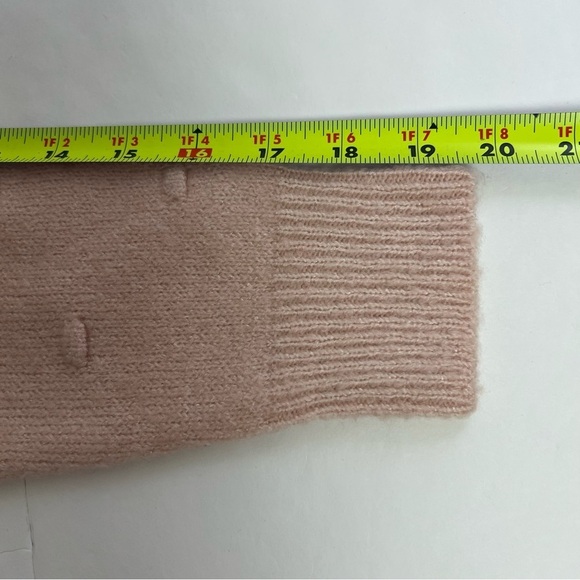 BY DESIGN Women’s Pullover Sweater Size Small V-Neck Blush Color Textured - Picture 10 of 10